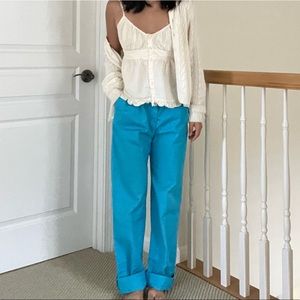 Vintage sears blue trousers! Fun and never worn out